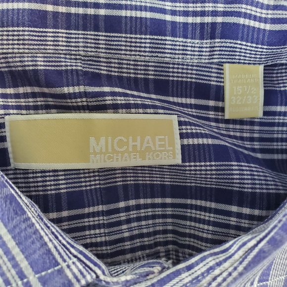 Michael Kors Men Button Front Dress Shirt 15.5 - Picture 6 of 7